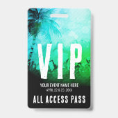 All Access Pass Event VIP Ausweis (Rückseite)