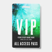 All Access Pass Event VIP Ausweis (Vorderseite)