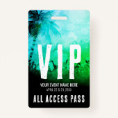 All Access Pass Event VIP Ausweis (Rückseite)