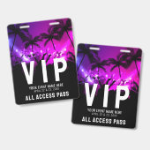 All Access Pass Event VIP Ausweis (Vorder- & Rückseite)