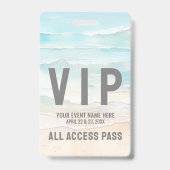 All Access Pass Event VIP Ausweis (Rückseite)