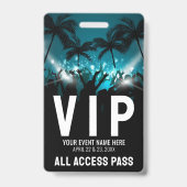 All Access Pass Event VIP Ausweis (Rückseite)