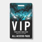 All Access Pass Event VIP Ausweis (Vorderseite)