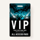 All Access Pass Event VIP Ausweis (Vorderseite)