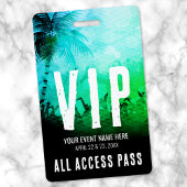 All Access Pass Event VIP Ausweis