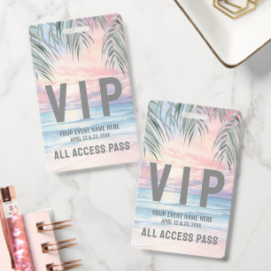 All Access Pass Event VIP Ausweis