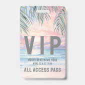 All Access Pass Event VIP Ausweis (Vorderseite)