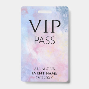 All Access Pass Gewinner-VIP-Event-ID-Ausweis Ausweis