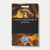 All Access Pass Gold vip Event ID Abzeichen Ausweis (Rückseite)