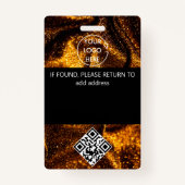 All Access Pass gold vip event id badge Ausweis (Rückseite)