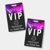 All Access Pass Ihr Logo Event VIP Ausweis (Vorder- & Rückseite)
