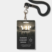 All Access Pass QR Code Concept Abzeichen Ausweis (Vorderseite mit Lanyard)