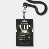 All Access Pass QR Code Concept Abzeichen Ausweis (Vorderseite mit Lanyard)