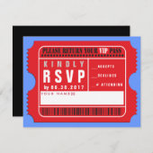 ALL ACCESS VIP PASS Bar Bat Mitzvah Repair Card RSVP Karte (Vorne/Hinten)