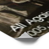 All Against Dread Poster (Ecke)
