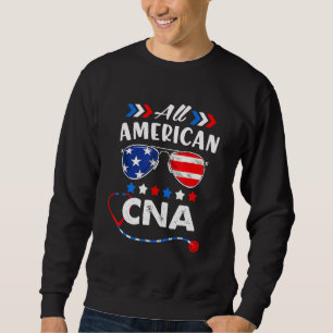 All America Cna Sungbrille American Flag 4th of J Sweatshirt