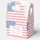 All-American 4. Juli Sommer Picnic Couples Dusche Geschenkschachtel (Geöffnet)