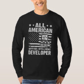 All American Artificial Intelligence Developer T-Shirt (Vorderseite)