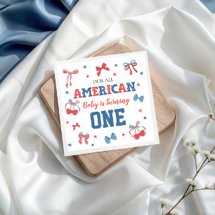 All American Baby Coquette Party Servietten