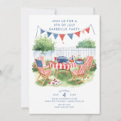 All-American Backyard Barbecue Einladung (Vorderseite)