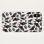 All American Boston Terrier Pet Puppy Case-Mate iPhone Hülle (Rückseite (Horizontal))