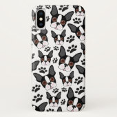 All American Boston Terrier Pet Puppy Case-Mate iPhone Hülle (Rückseite)