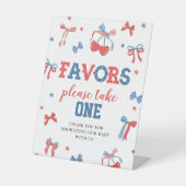 All American Bows Favors Danke Schild 8x10 (Vorderseite)