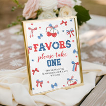 All American Bows Favors Danke Schild 8x10