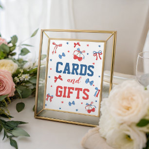 All American Bows Karten und Geschenke Schild 8x10