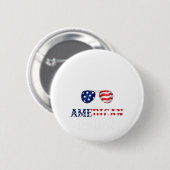All American Boy 4. Juli Jungs Kinder Sonnenbrille Button (Vorne & Hinten)