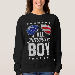 All American Boy 4. Juli Jungs Kinder Sonnenbrille Sweatshirt