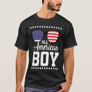 All American Boy 4. Juli Jungs Kinder Sonnenbrille T-Shirt