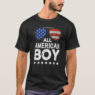 All American Boy 4. Juli Jungs Kinder Sonnenbrille T-Shirt