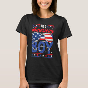 All American Boy 4. Juli Jungs Kinder Sonnenbrille T-Shirt