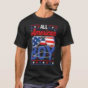 All American Boy 4. Juli Jungs Kinder Sonnenbrille T-Shirt