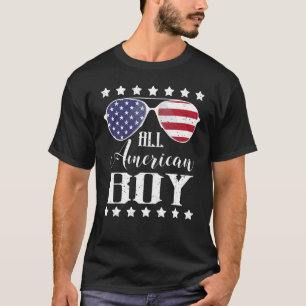 All American Boy 4. Juli Jungs Kinder Sonnenbrille T-Shirt