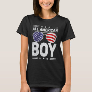 All American Boy 4. Juli Sonnenbrille US Flag T-Shirt