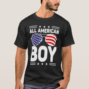 All American Boy 4. Juli Sonnenbrille US Flag T-Shirt