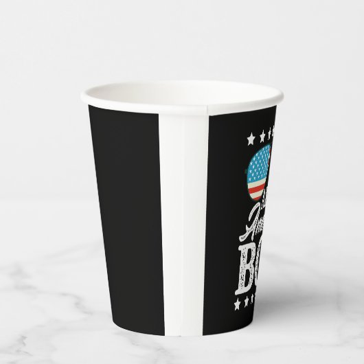 All American Boy 4. Juli USA Sonnenbrille Pappbecher (Rechts)