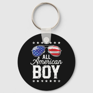 All American Boy 4. Juli USA Sungles Familie Ma Schlüsselanhänger