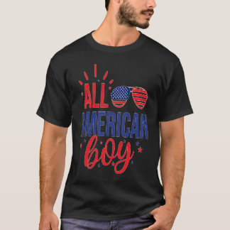 All American Boy 4th of July Boys Kids Sunglasses T-Shirt