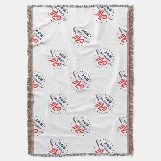 All American Boy Abzeichen Decke (Vorderseite Vertikal)