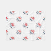 All American Boy Abzeichen Fleecedecke (Vorderseite (Horizontal))