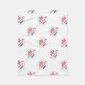 All American Boy Abzeichen Fleecedecke (Vorderseite)