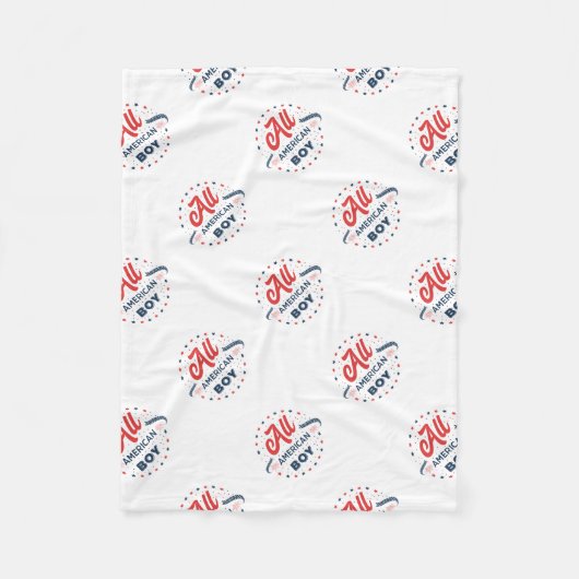 All American Boy Abzeichen Fleecedecke (Vorderseite)