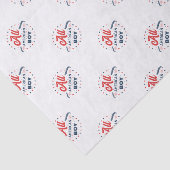 All American Boy Abzeichen Seidenpapier (Ausschnitt)