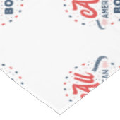 All American Boy Abzeichen Tischdecke (Schrägansicht)