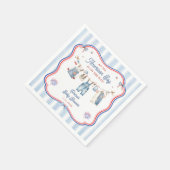 All American Boy Babyparty Serviette (Ecke)