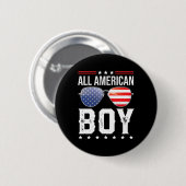 All American Boy Matching Family 4. Juli Button (Vorne & Hinten)