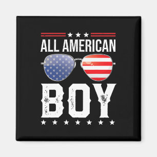 All American Boy Matching Family 4. Juli Magnet